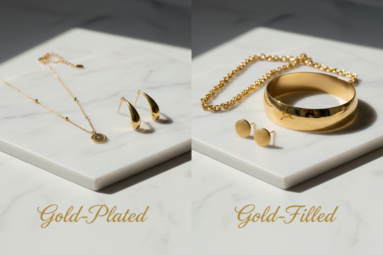 What is Gold Plated vs. Gold Filled Jewelry?