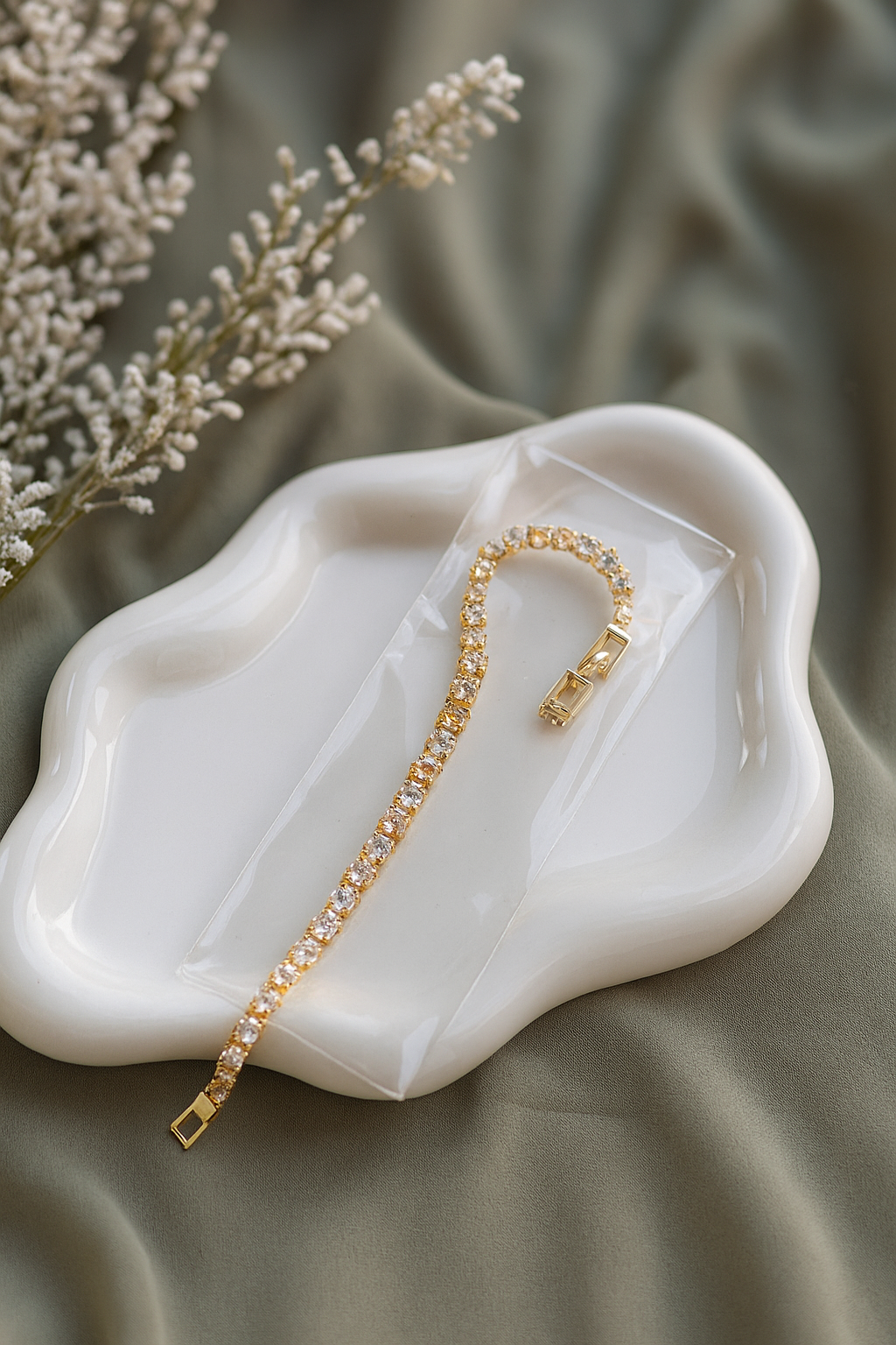 Ruby Radiance Tennis Bracelet