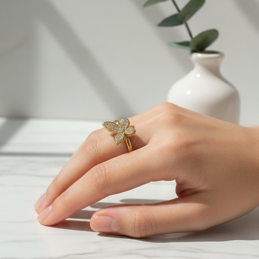 Butterfly ring