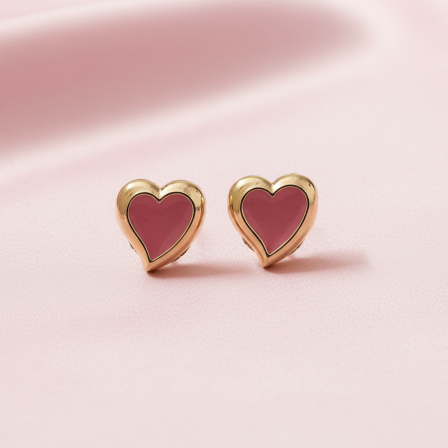 Love Stud Earrings