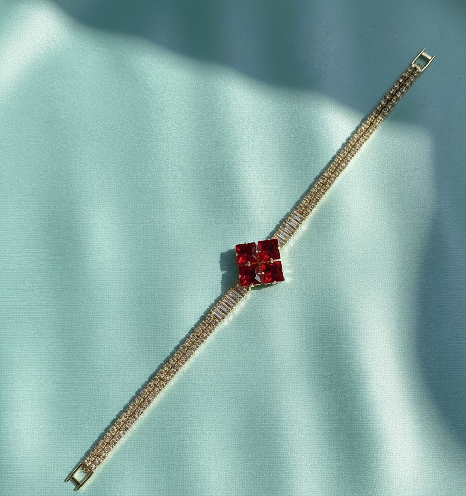 Square Crystal Bracelet Collection
