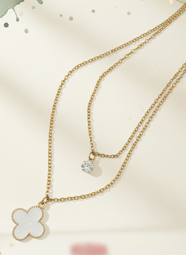 Flower Pendant Necklace