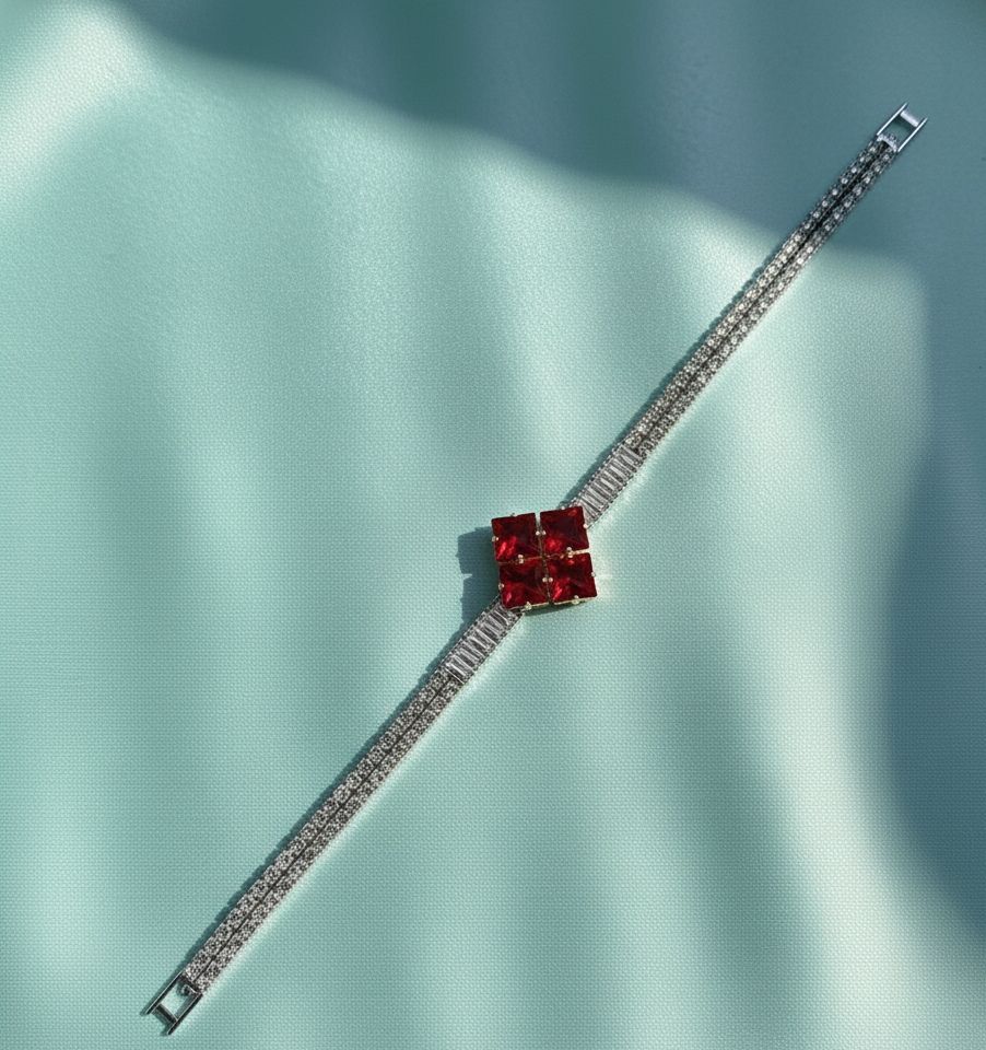 Square Crystal Bracelet Collection