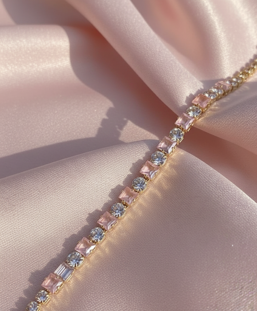 Ruby Radiance Tennis Bracelet