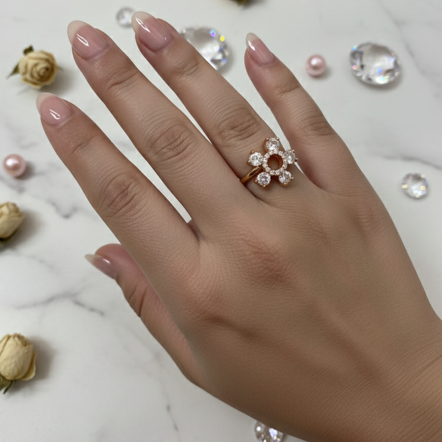 Sparkle Adjustable Ring