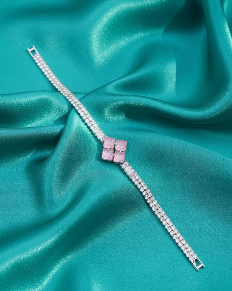 Square Crystal Bracelet Collection