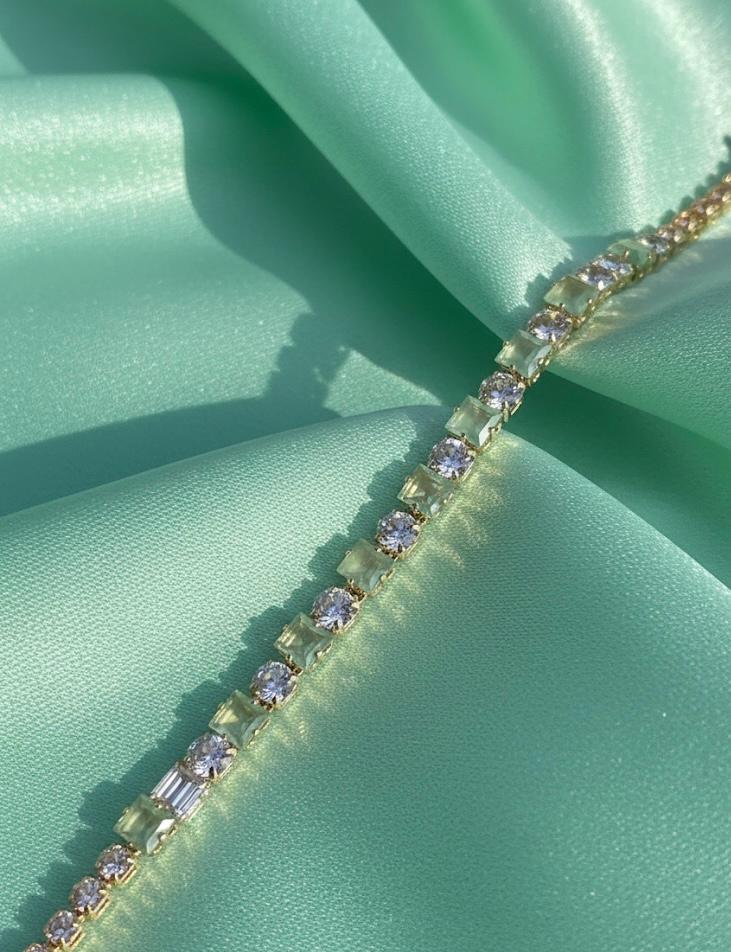 Ruby Radiance Tennis Bracelet